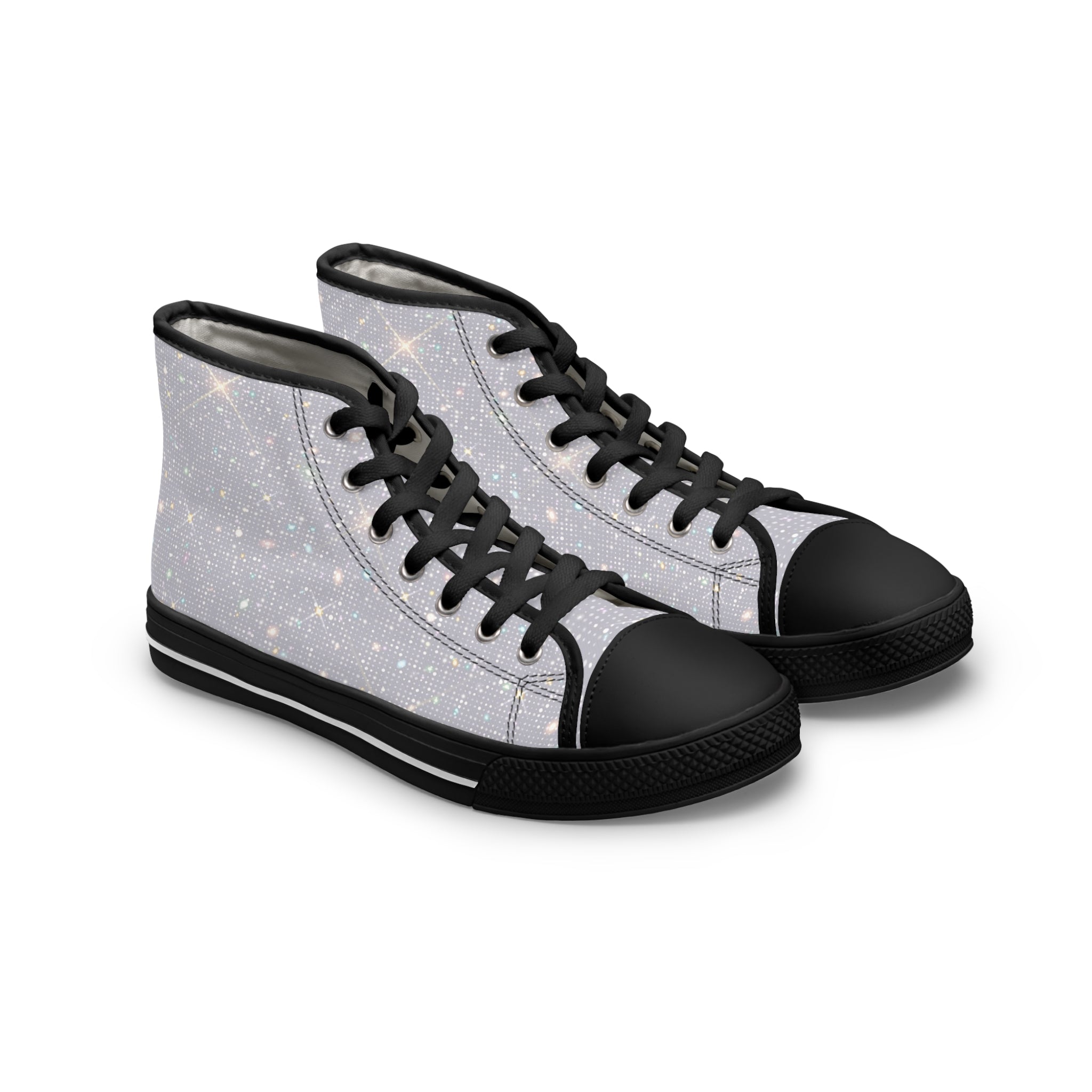 Women's High Top Sneakers, Galaxy Print Shoes for Trendy Style, Gift Idea