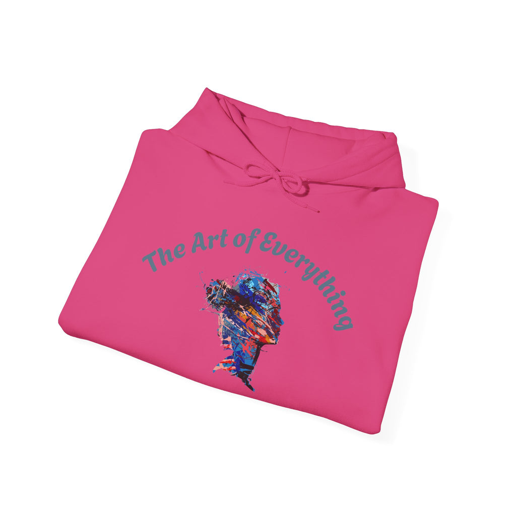Artistic Hoodie, Unisex Sweatshirt, Cozy Apparel, Art Lover Sweater
