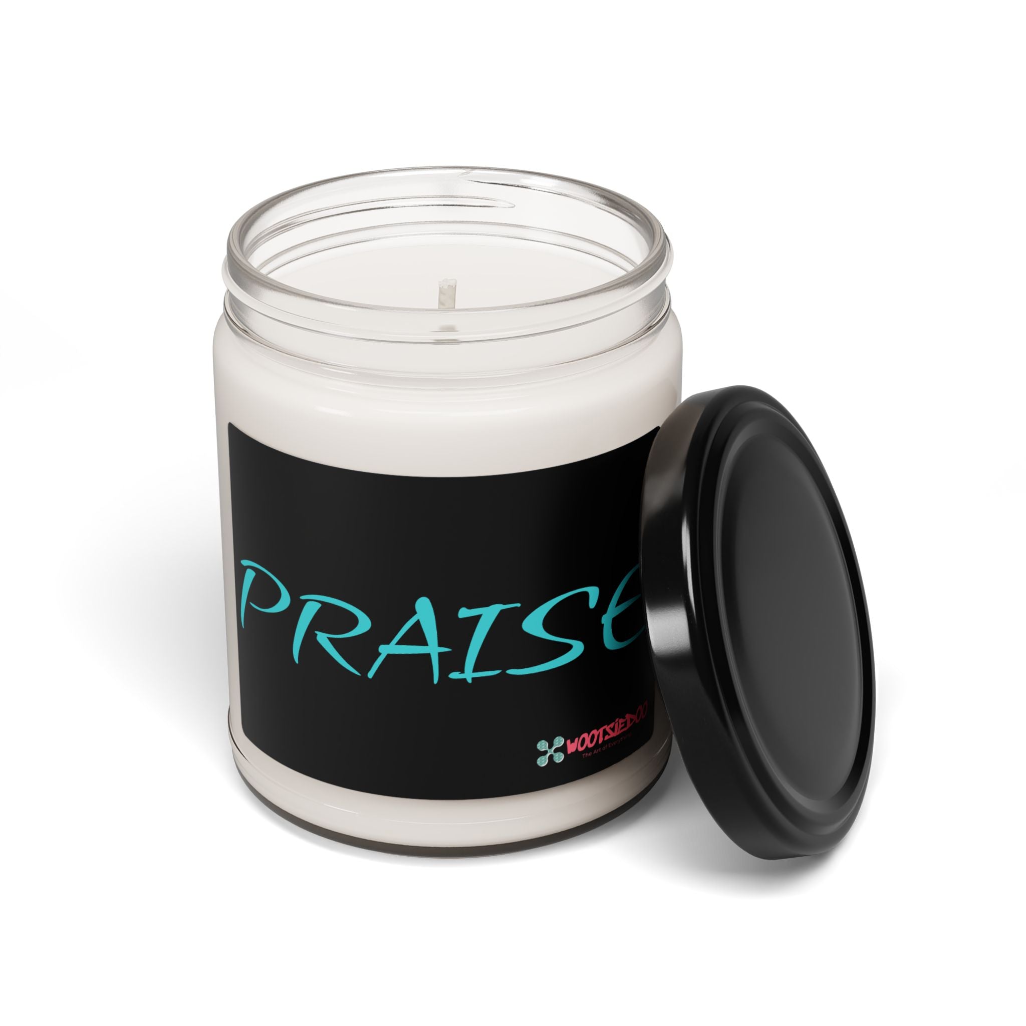 Praise Scented Soy Candle, 9oz Inspirational Jar Candle for Home, Prayer & Gifts