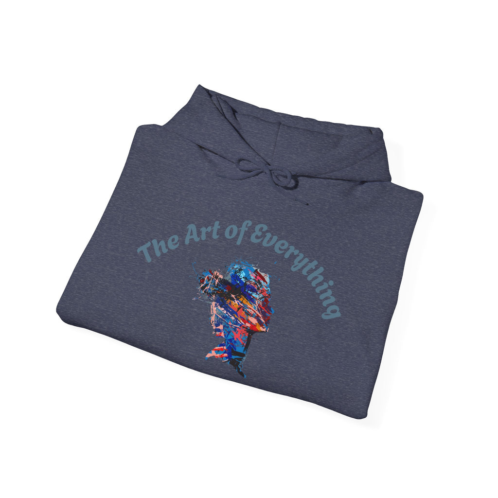 Artistic Hoodie, Unisex Sweatshirt, Cozy Apparel, Art Lover Sweater