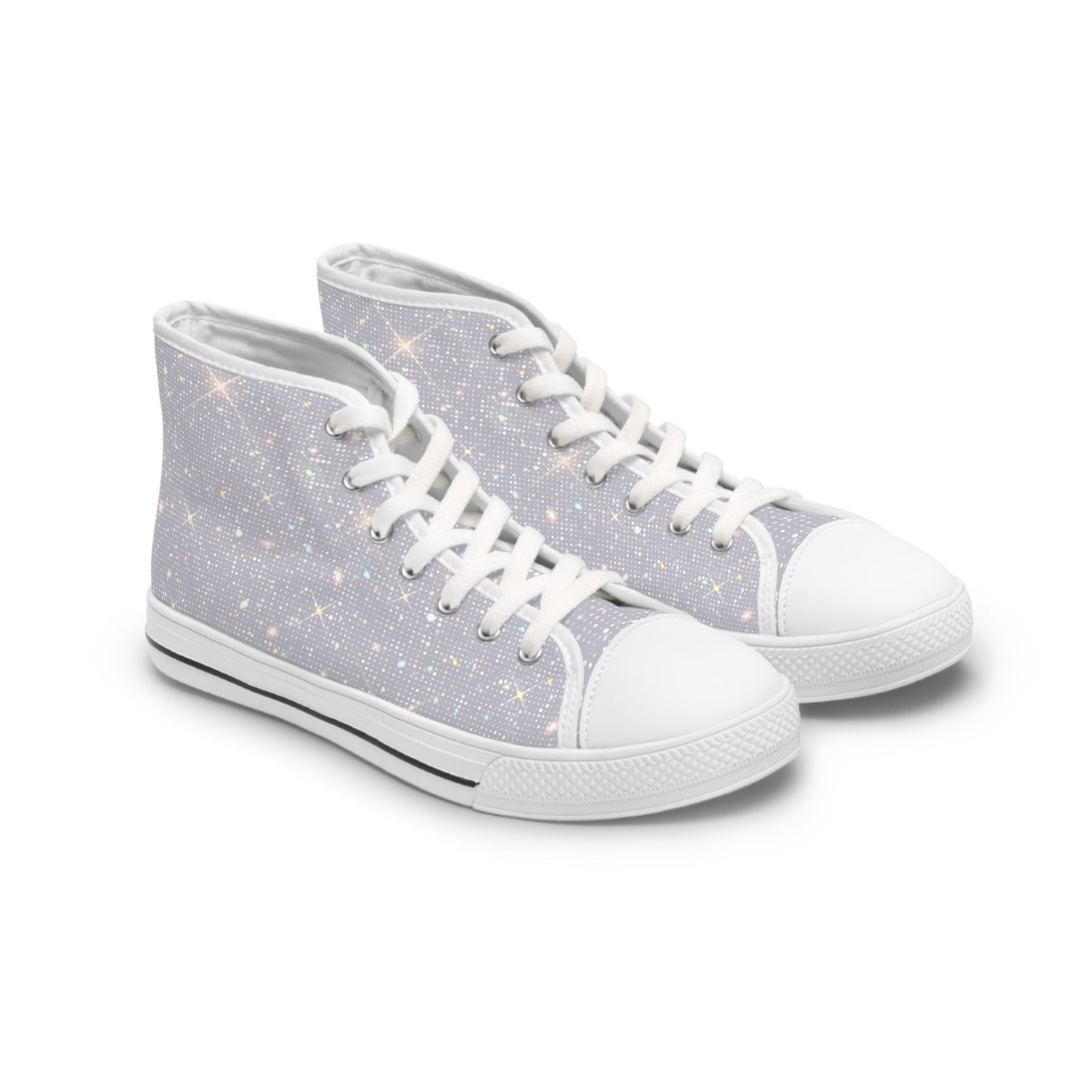 Women's High Top Sneakers, Galaxy Print Shoes for Trendy Style, Gift Idea