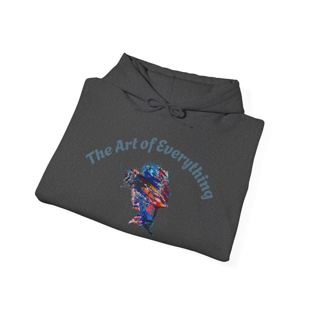 Artistic Hoodie, Unisex Sweatshirt, Cozy Apparel, Art Lover Sweater
