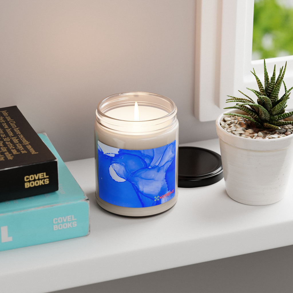 Soy Candle — Blue Ink Aroma Jar (9oz)