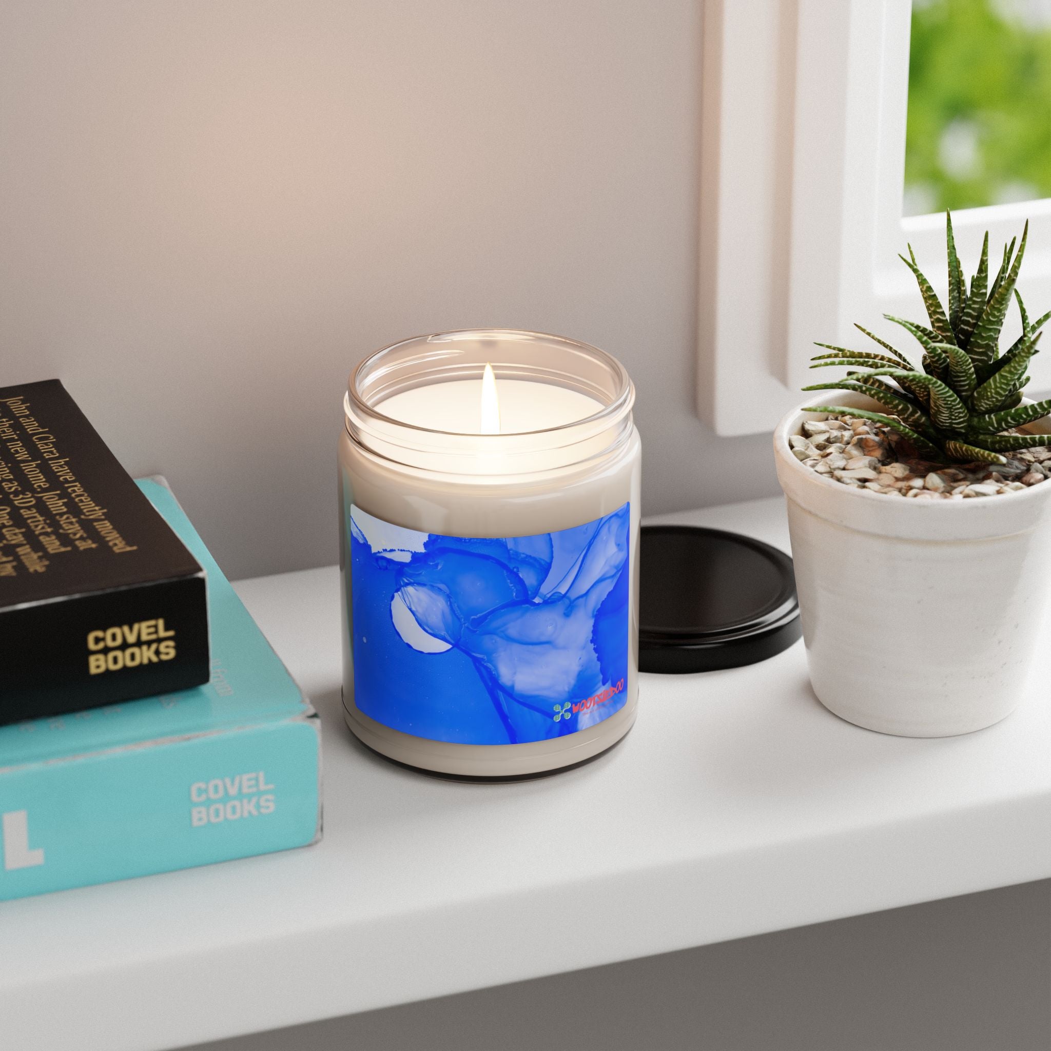 Soy Candle — Blue Ink Aroma Jar (9oz)
