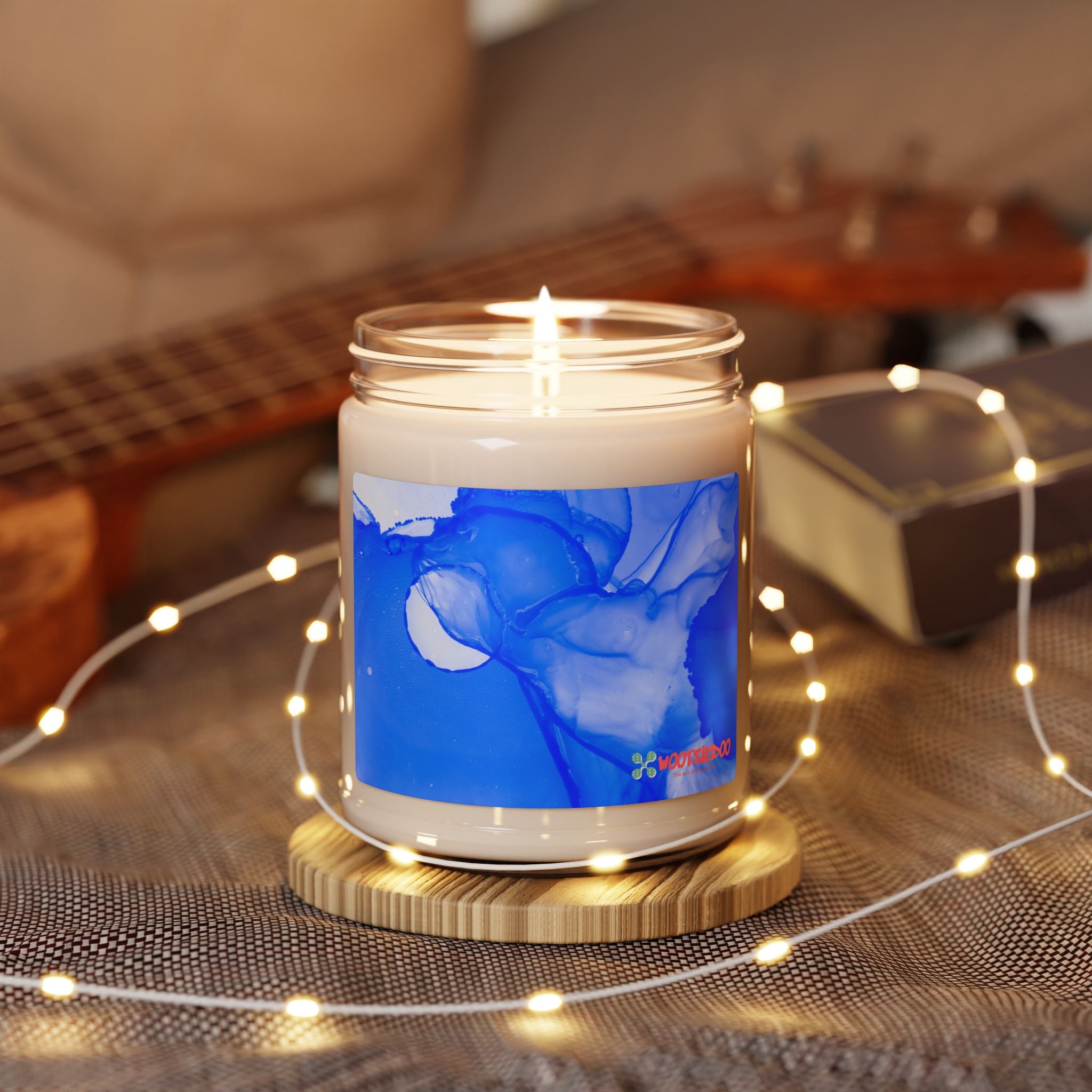 Soy Candle — Blue Ink Aroma Jar (9oz)