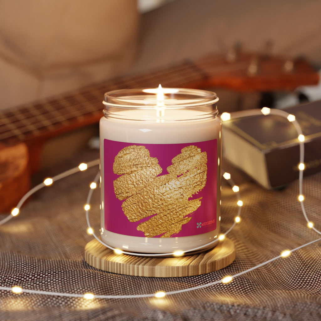 Heart of Gold, Scented Soy Candle, 9oz, Gift idea