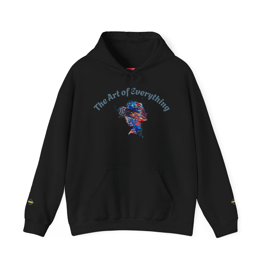 Artistic Hoodie, Unisex Sweatshirt, Cozy Apparel, Art Lover Sweater