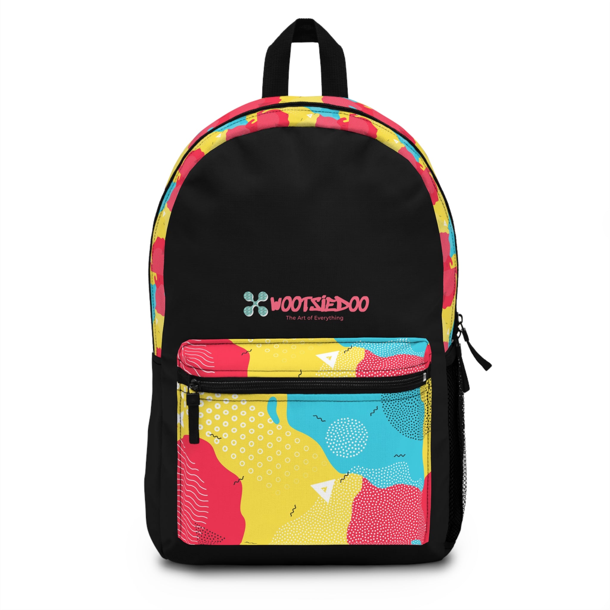 Vibrant Patterned Backpack for School or Adventure, Stylish, Outing, Gift Idea
