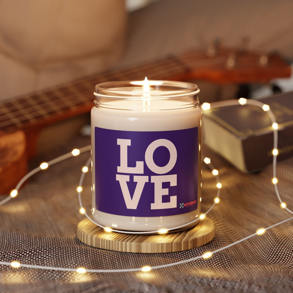 LOVE Image Scented Soy Candle — 9oz Aromatherapy Jar, Gift Idea