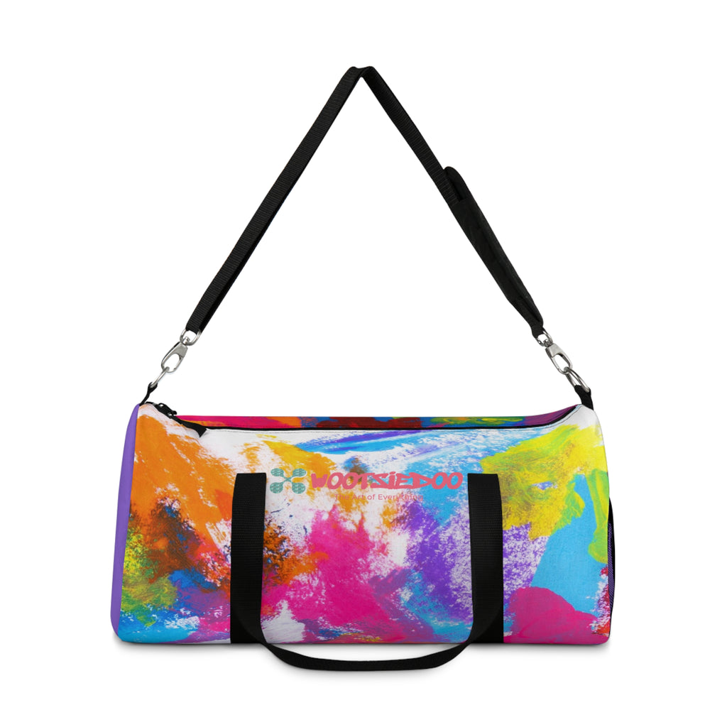Colorful Tie-Dye Duffel Bag, Travel Bag, Gym Bag, Vibrant Tote for All Occasions