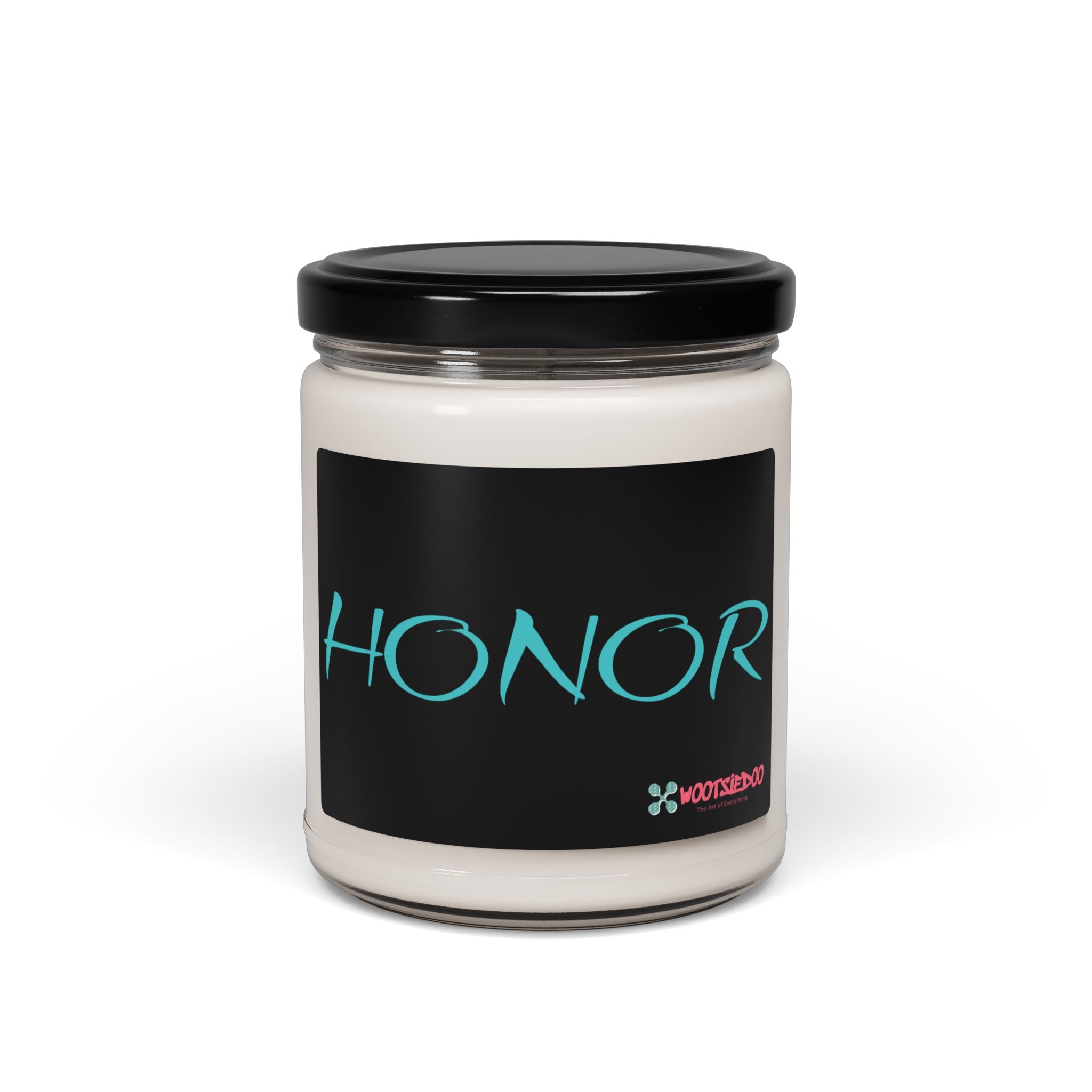 Honor Soy Candle — 9oz Scented Jar Candle (Inspirational ‘HONOR’ Design)
