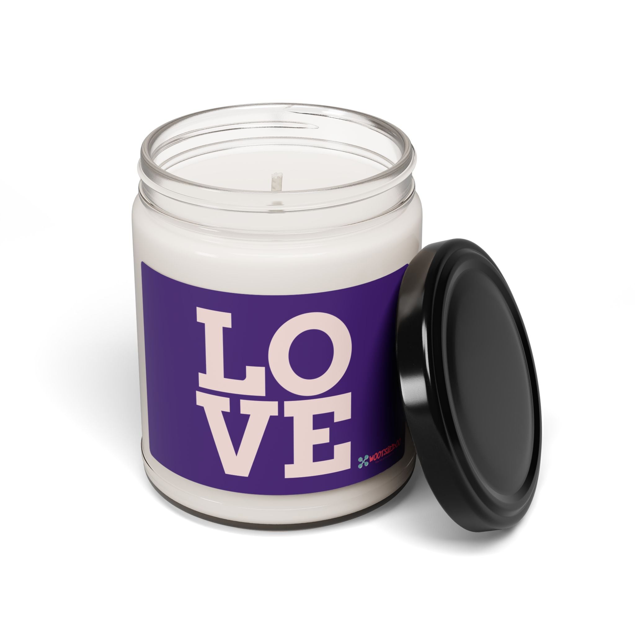 LOVE Image Scented Soy Candle — 9oz Aromatherapy Jar, Gift Idea