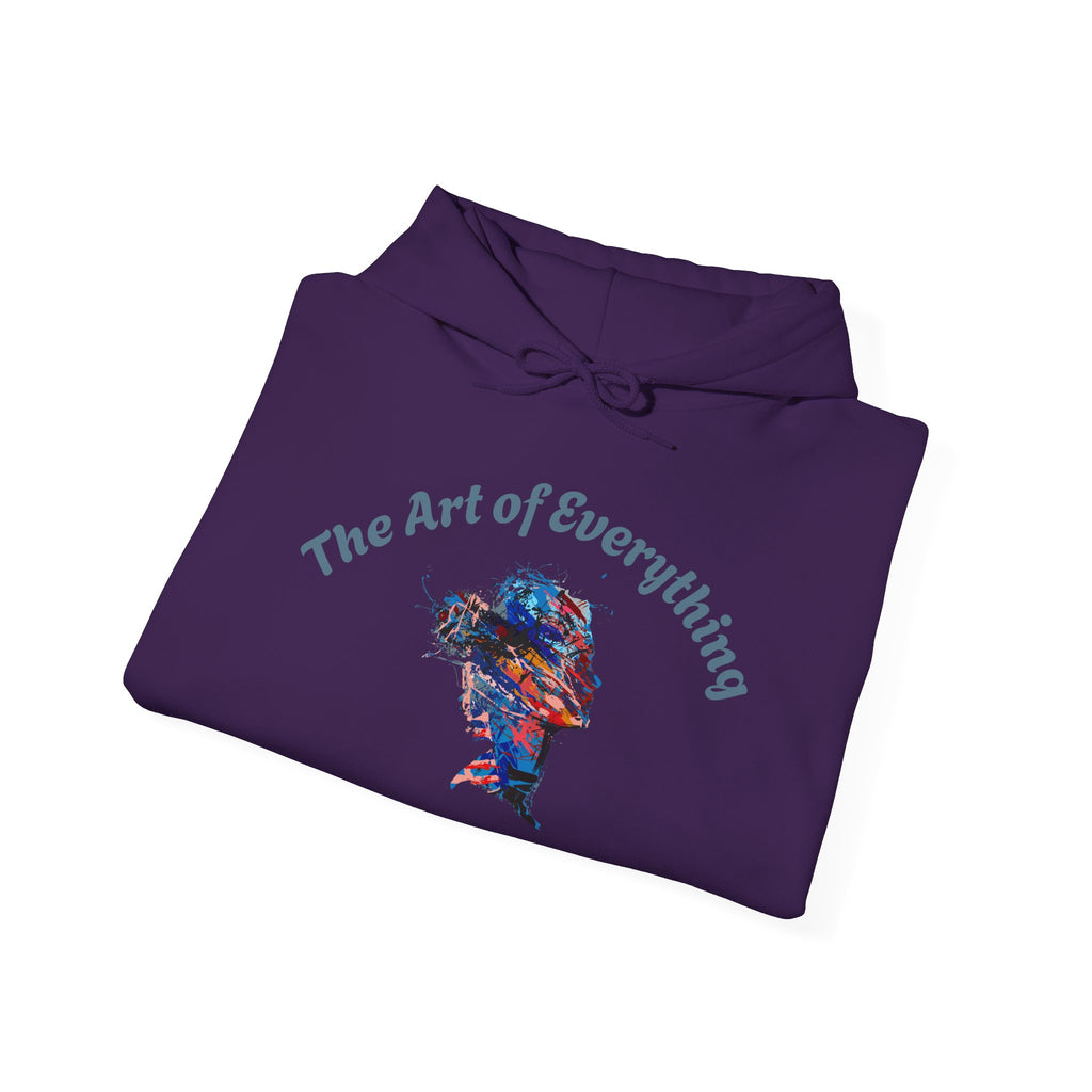 Artistic Hoodie, Unisex Sweatshirt, Cozy Apparel, Art Lover Sweater