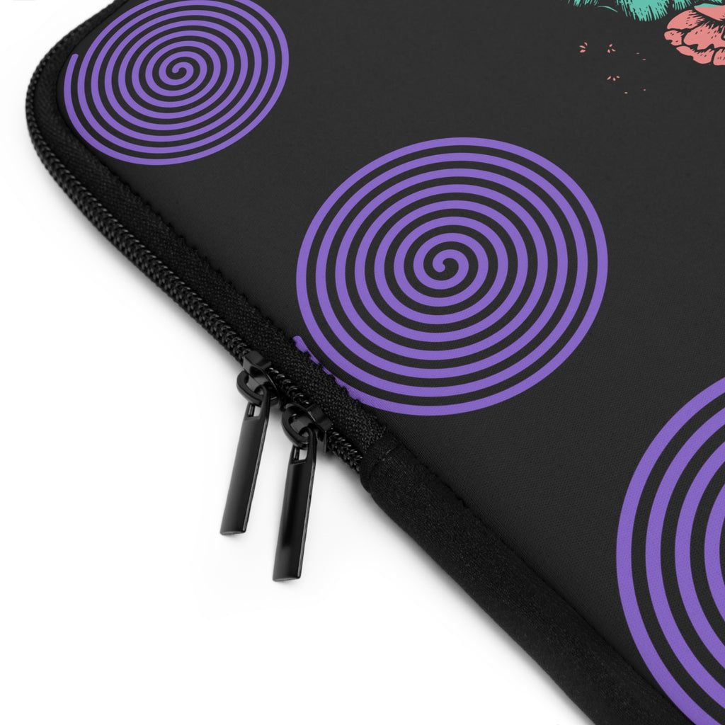 Laptop Sleeve with Artistic Floral Design, Accessory for Artists, Student Gift