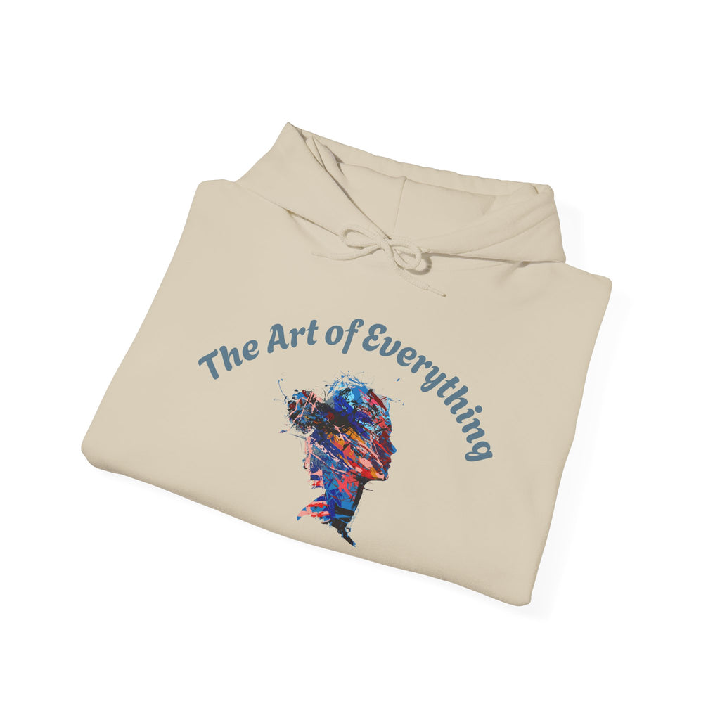 Artistic Hoodie, Unisex Sweatshirt, Cozy Apparel, Art Lover Sweater