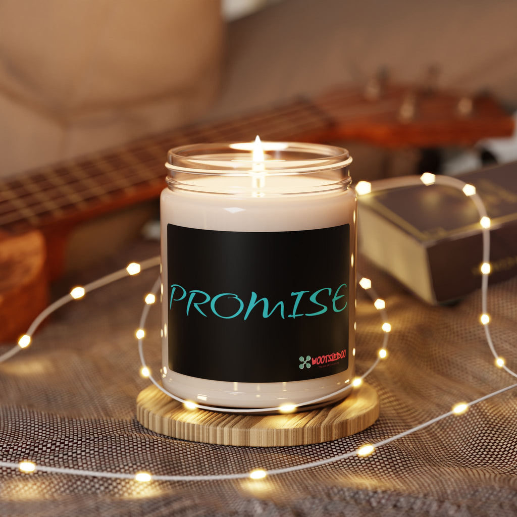 Promise, Scented Soy Candle, 9oz With Stylish Script Label