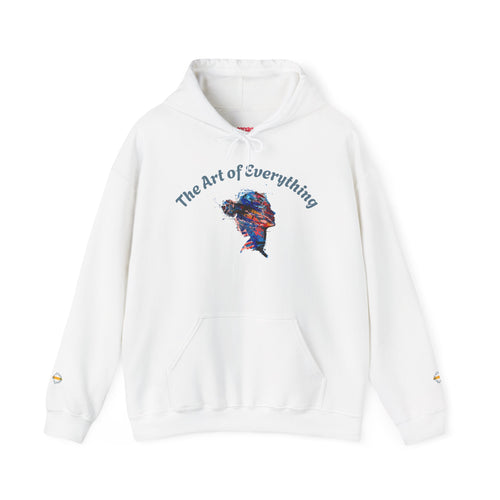 Artistic Hoodie, Unisex Sweatshirt, Cozy Apparel, Art Lover Sweater