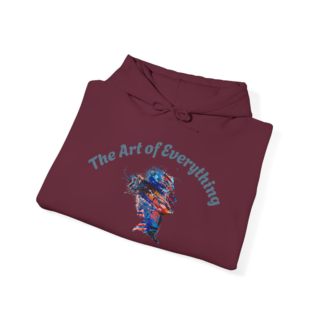 Artistic Hoodie, Unisex Sweatshirt, Cozy Apparel, Art Lover Sweater