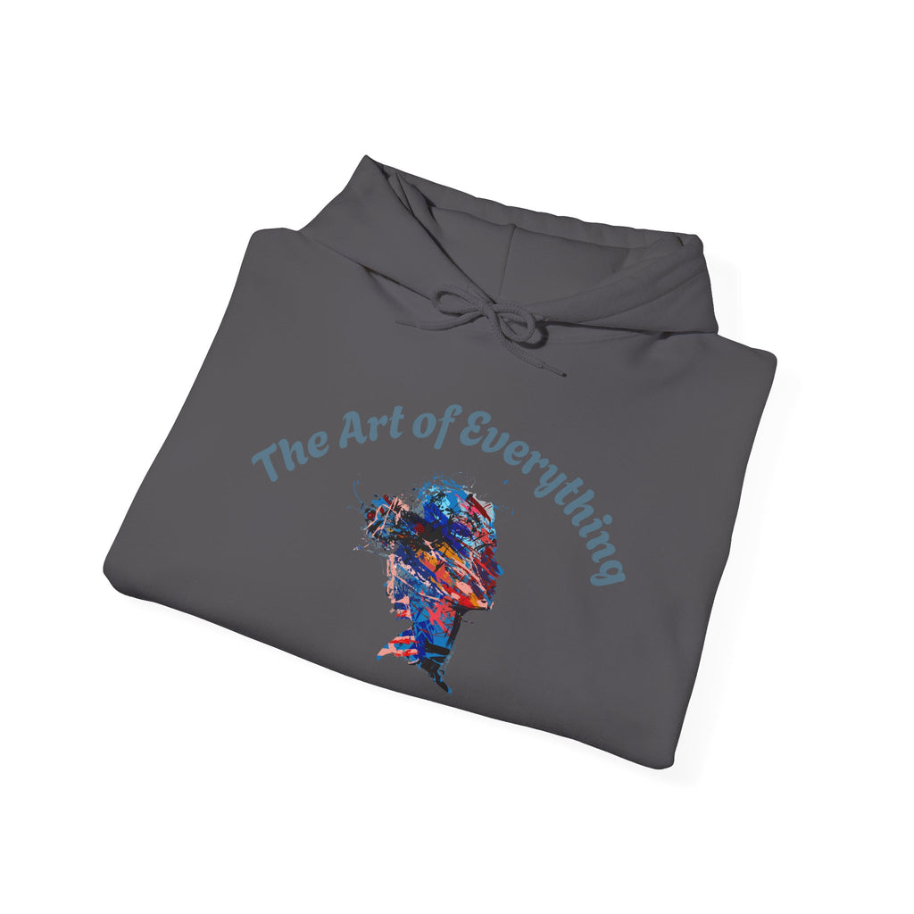 Artistic Hoodie, Unisex Sweatshirt, Cozy Apparel, Art Lover Sweater