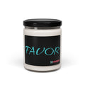 Favor Scented Soy Candle — 9oz Jar Candle with Stylish Script Label