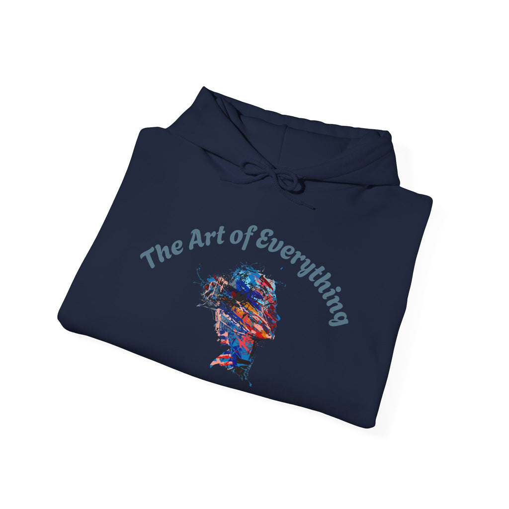 Artistic Hoodie, Unisex Sweatshirt, Cozy Apparel, Art Lover Sweater