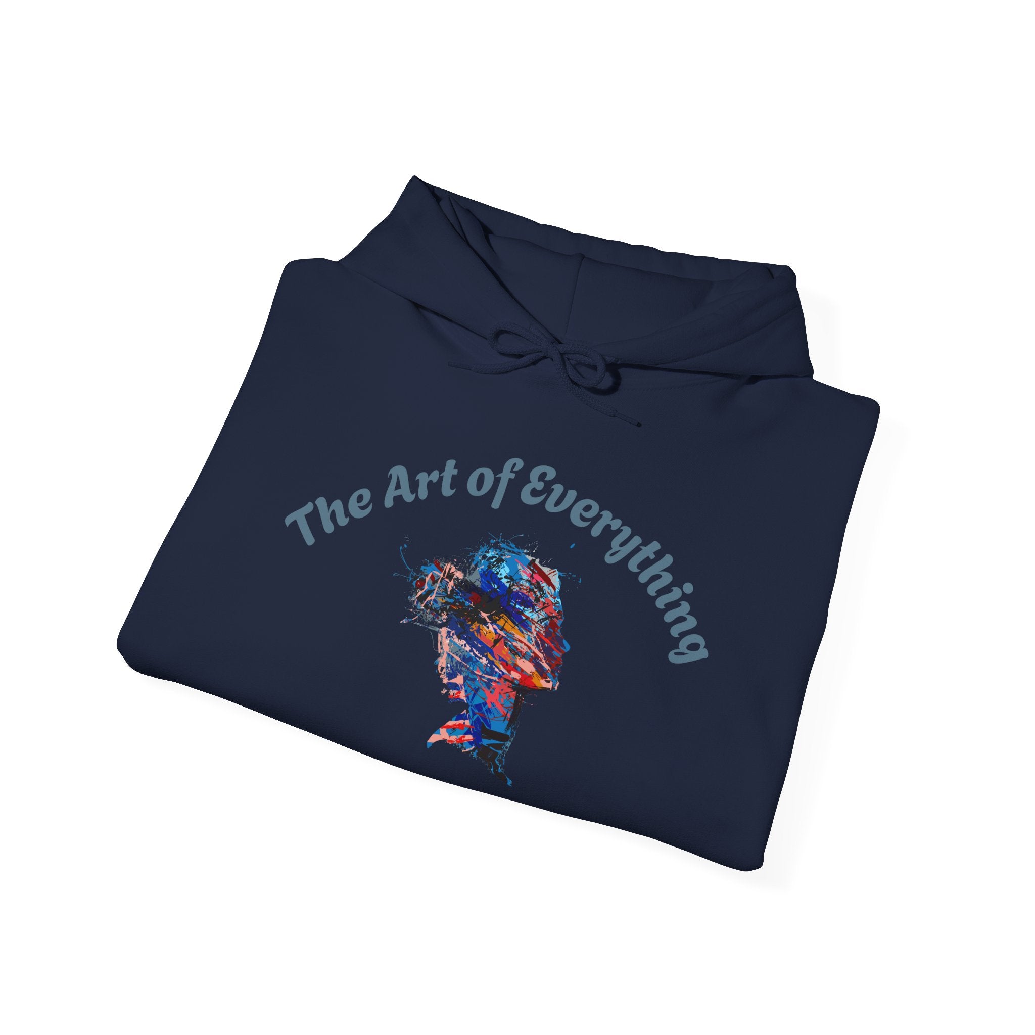 Artistic Hoodie, Unisex Sweatshirt, Cozy Apparel, Art Lover Sweater