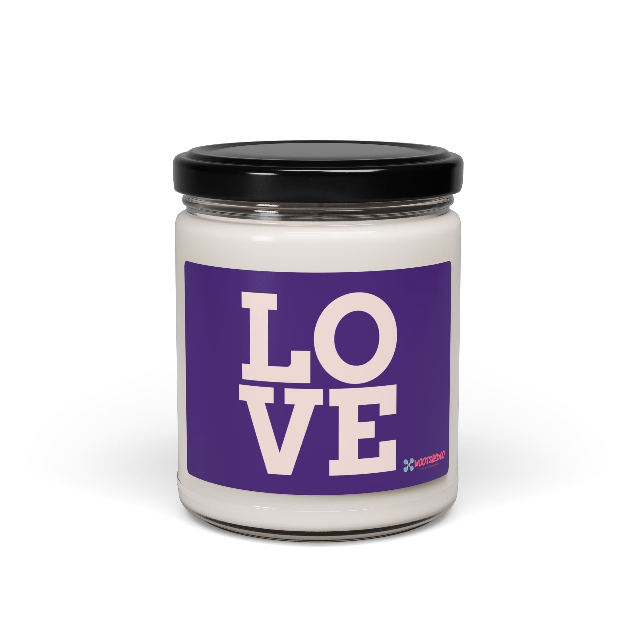 LOVE Image Scented Soy Candle — 9oz Aromatherapy Jar, Gift Idea
