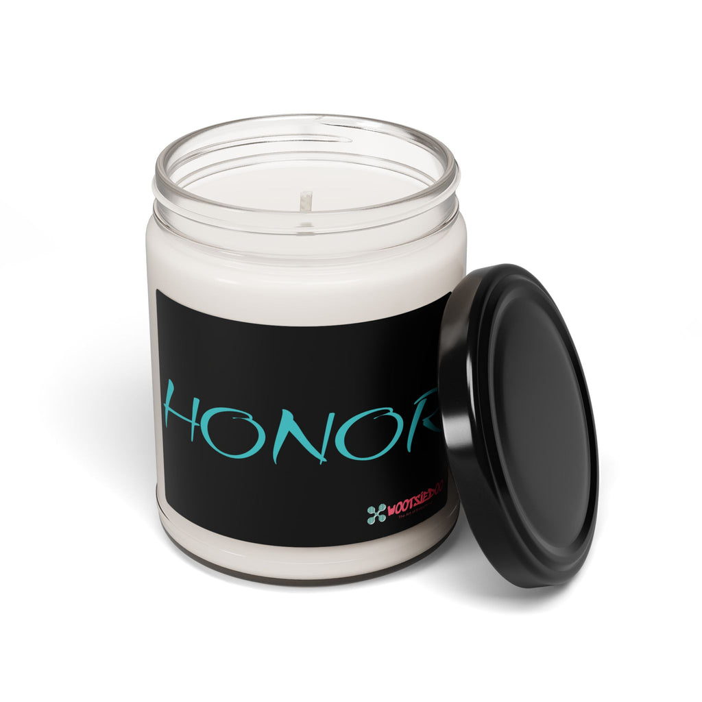 Honor Soy Candle — 9oz Scented Jar Candle (Inspirational ‘HONOR’ Design)