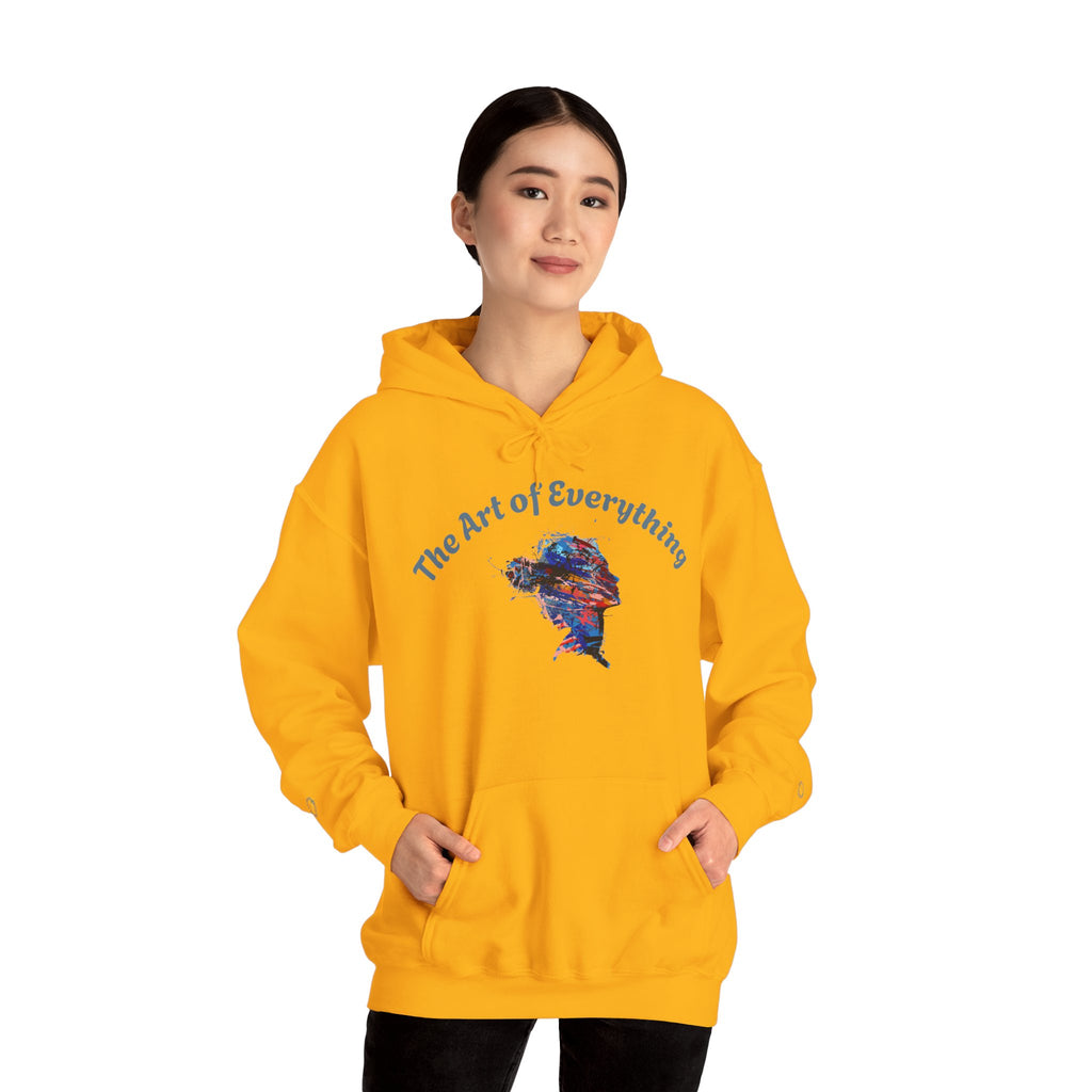 Artistic Hoodie, Unisex Sweatshirt, Cozy Apparel, Art Lover Sweater