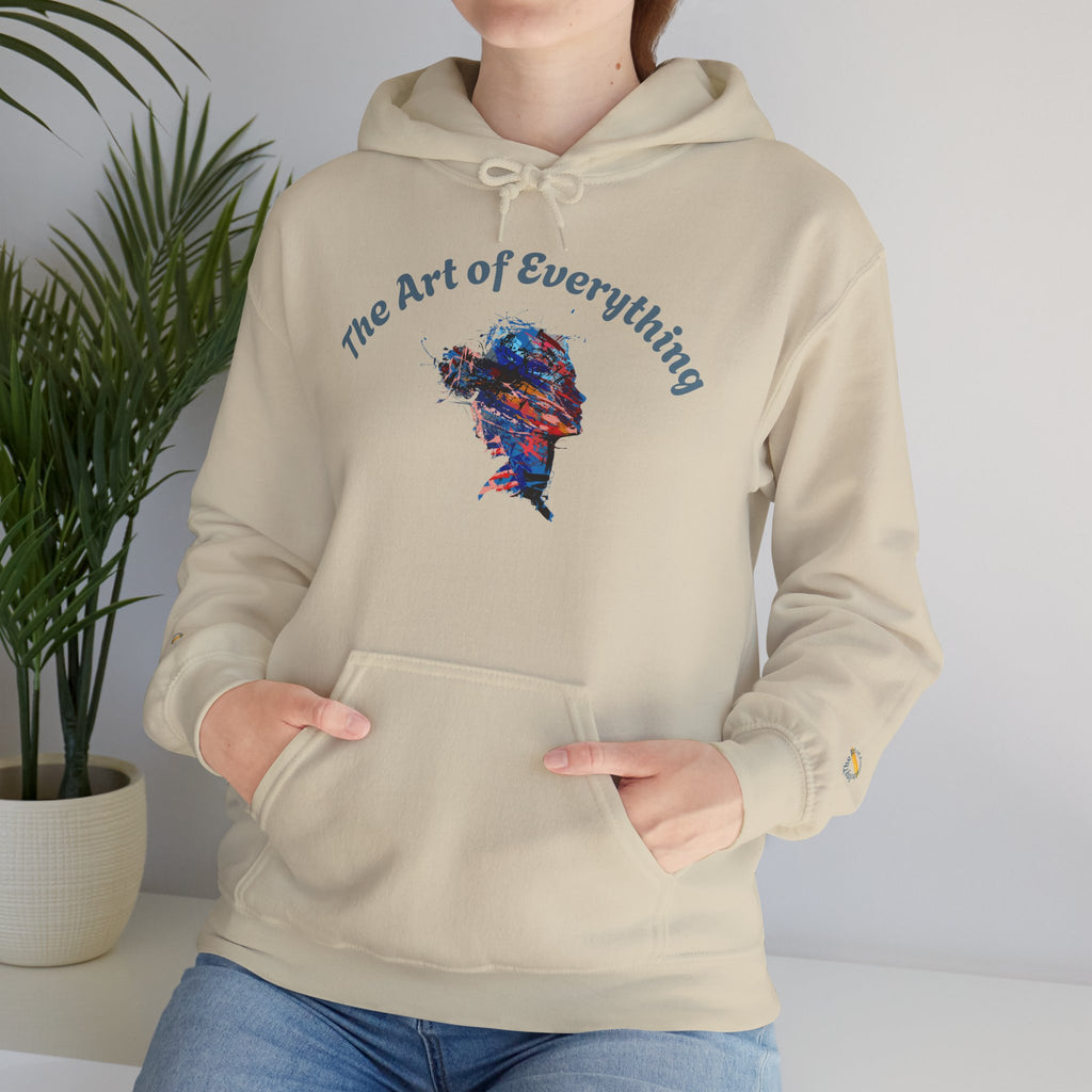 Artistic Hoodie, Unisex Sweatshirt, Cozy Apparel, Art Lover Sweater