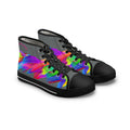 Vibrant Women's High Top Sneakers, Casual Footwear, Street Style, Fashion Lovers