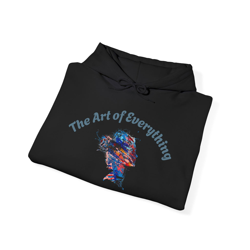 Artistic Hoodie, Unisex Sweatshirt, Cozy Apparel, Art Lover Sweater