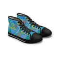 Vibrant Women's High Top Sneakers, Casual Footwear, Street Style, Fashion Lovers